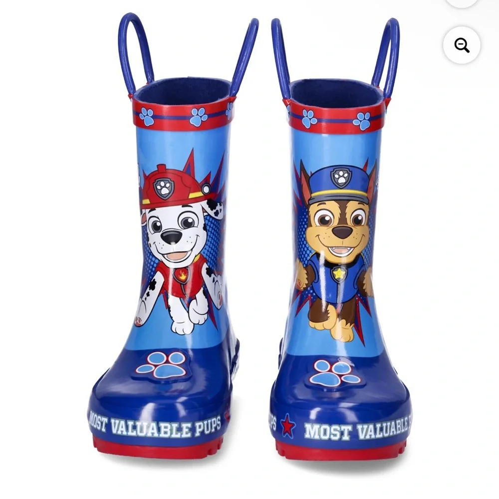 Paw Patrol Toddler Boys Rain Boots (Size 5/6)